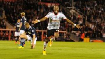 En la temporada 2014-2015, Hugo Rodallega marc&oacute; 10 goles con el Fulham en la segunda divisi&oacute;n inglesa.