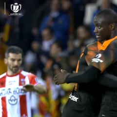 Resumen y gol del Logroñes vs Valencia de la Copa del Rey