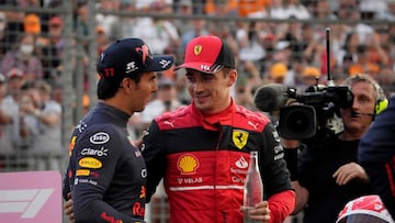 Checo Pérez y Charles Leclerc, sumergidos en la misma crisis