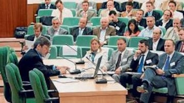 <b>LUCHA. </b>Jaime Lissavetzky, ayer en las jornadas contra el dopaje.