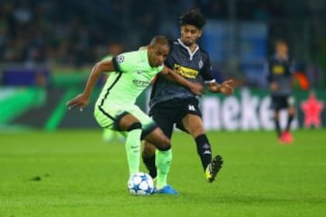 El duelo del Manchester City - Borussia Monchengladbach por Champions League en el  Borussia Park Stadium 