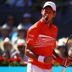Djokovic frena a Thiem y jugará su tercera final en Madrid