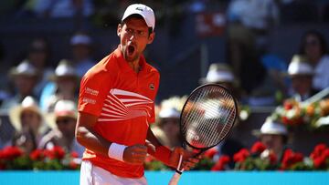 Djokovic frena a Thiem y jugará su tercera final en Madrid