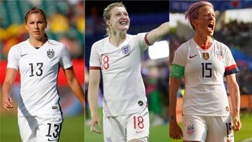 Dos estadounidenses y una inglesa se encuentran en carrera por la Bota de Oro con cinco tantos. USA e Inglaterra se enfrentar&aacute;n el pr&oacute;ximo martes en semifinales.