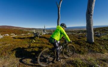 El impresionante paisaje en que se vivió la carrera de MTB