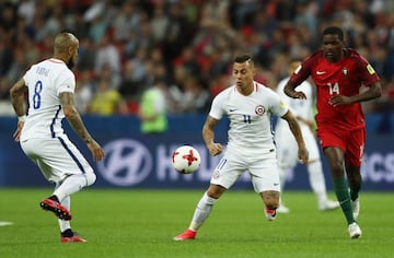 Las mejores imágenes del Portugal-Chile en Kazán