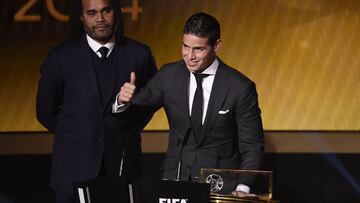 James Rodr&iacute;guez, &uacute;nico colombiano ganador del Premio Pusk&aacute;s.