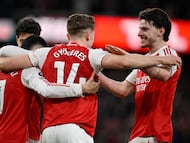 Goals from Zubimendi and Gyökeres gave the Gunners a vital home win, which puts Arteta’s men on 56 points - nine clear of Villa.