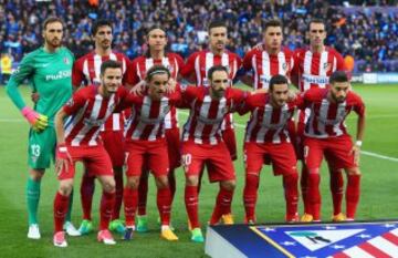 Once inicial del Atlético de Madrid. 