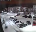 El momento de las dos explosiones en Belgorod