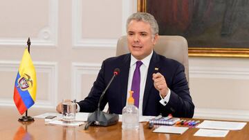 Presidente Iv&aacute;n Duque anuncia que la cuarentena en Colombia se alarga hasta el 27 de abril.