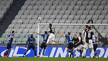El último partido de la Serie A entre la Juventus y el Inter.