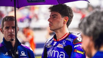 Augusto Fernández con la Yamaha del Pramac en el GP de Las Américas de MotoGP.