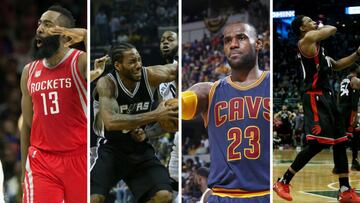 Ya son oficiales los horarios del Spurs-Rockets y el Cavs-Raptors