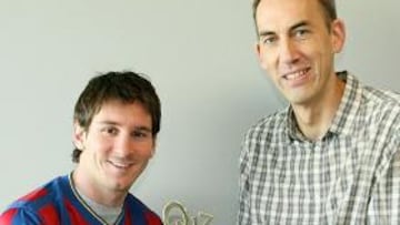 <strong>MESSI RECIBE EL ONZE DE ORO.</strong>