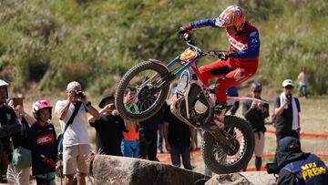 Fujinami, en Japón con la Honda RTL Electric.