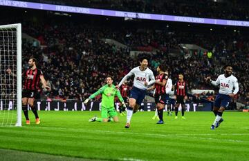 Heung-Min Son bagged two for Spurs today