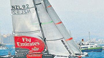 <b>BATIDO. </b>El NZL-92 cedió el primer punto ante el SUI-100.