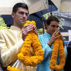 Nadal y Djokovic, en Tailandia con su cuestionado presidente
