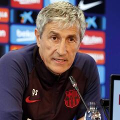 Setién: "Esto es como un crío que va a hacer un examen…"