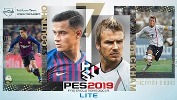 La versión gratuita PES 2019 Lite llega el 13 de diciembre