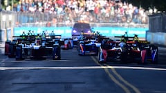 Salida del E-Prix de Buenos Aires del a&ntilde;o pasado.