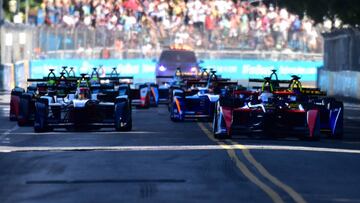 Salida del E-Prix de Buenos Aires del a&ntilde;o pasado.