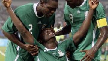 <strong>IMPARABLE.</strong> Bélgica no pudo hacer nada ante la potencia de Nigeria.