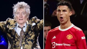 Rod Stewart y Cristiano Ronaldo.