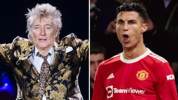 Rod Stewart y Cristiano Ronaldo.