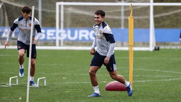 Zubimendi y Le Normand entrenan en Zubieta.