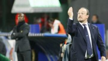 Ben&iacute;tez, durante un partido.