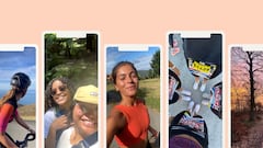 Imagen de numerosas mujeres y grupos de mujeres practicando deporte en la red social Strava.