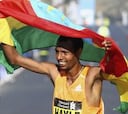 Berhanu y Mergia ganan 200.000 dólares en la maratón más rica