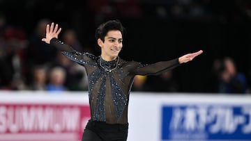 MONTREAL, CANADA - MARCH 21: Donovan Carrillo of Mexico competes in the Men's Short Program during the ISU World Figure Skating Championships at the Bell Centre on March 21, 2024 in Montreal, Quebec, Canada. Minas Panagiotakis/Getty Images/AFP (Photo by Minas Panagiotakis / GETTY IMAGES NORTH AMERICA / Getty Images via AFP)