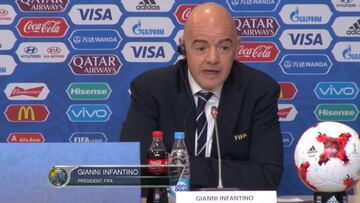 Infantino sorprende a todos con este mensaje para Cristiano y Messi