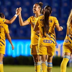 Tigres femenil golea en la cancha y en las redes sociales