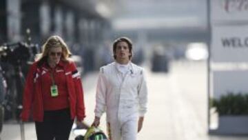 Roberto Merhi sigue aprendiendo en los grandes premios.