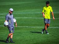 José Alberto y Sergio Martínez, del Racing.