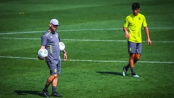 José Alberto y Sergio Martínez, del Racing.
