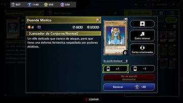 Duende M&iacute;stico en Yu-Gi-Oh! Master Duel