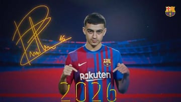 Barcelona confirm Pedri to renew deal until 2026 as club sets €1bn buyout clause