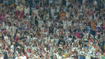 Emoción pura y sin filtros: el rugido del Bernabéu con el gol de Vinicius y el delirio final