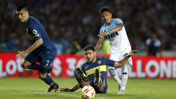 Racing tom&oacute; una ventaja de dos goles con gol de Lisandro pero Boca reaccion&oacute; en el tramo final muy agitado con goles de Wanchope y Villa.