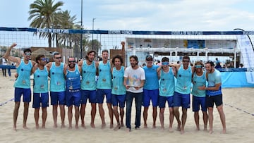 El BeachBol La Malva, campe¨®n de la Liga Nacional de v¨®ley playa