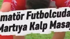 Derriba una gaviota de un balonazo y le da primeros auxilios para reanimarla