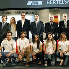 El COE y Bertelsmann dan trabajo a nueve deportistas