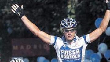 <b>LLEGADA. </b>El italiano Petacchi ganó la última etapa que se disputó en Málaga hace dos años.