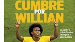 Willian's agents are in Barcelona