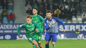 Borja Valle con la SD Ponferradina. Temporada 2023-24